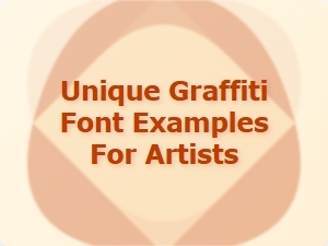 Unique Graffiti Font Examples for Artists