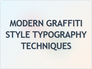 Modern Graffiti Inspired Font Designs